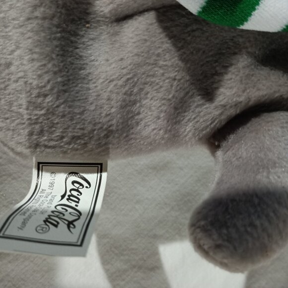 Christmas Coca Cola Plush Seals 9' 1997 with Tags EUC Set of 2 - Picture 12 of 16